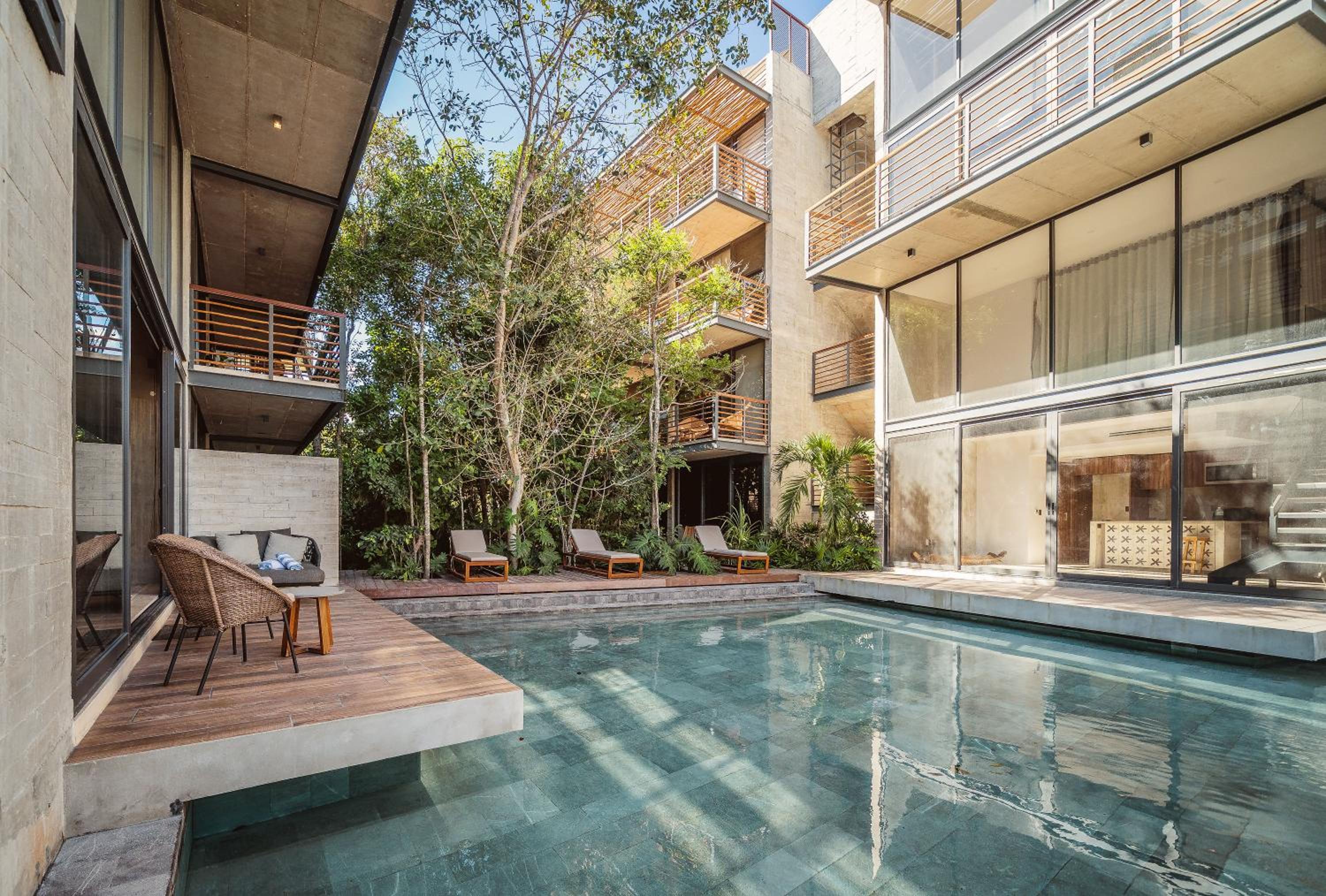 Incredible 1BR Swim Up with Private Cenote and Big Gym view 5