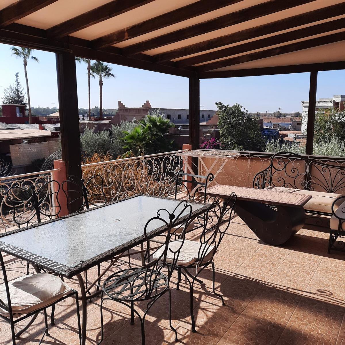 outdoor BBQ area