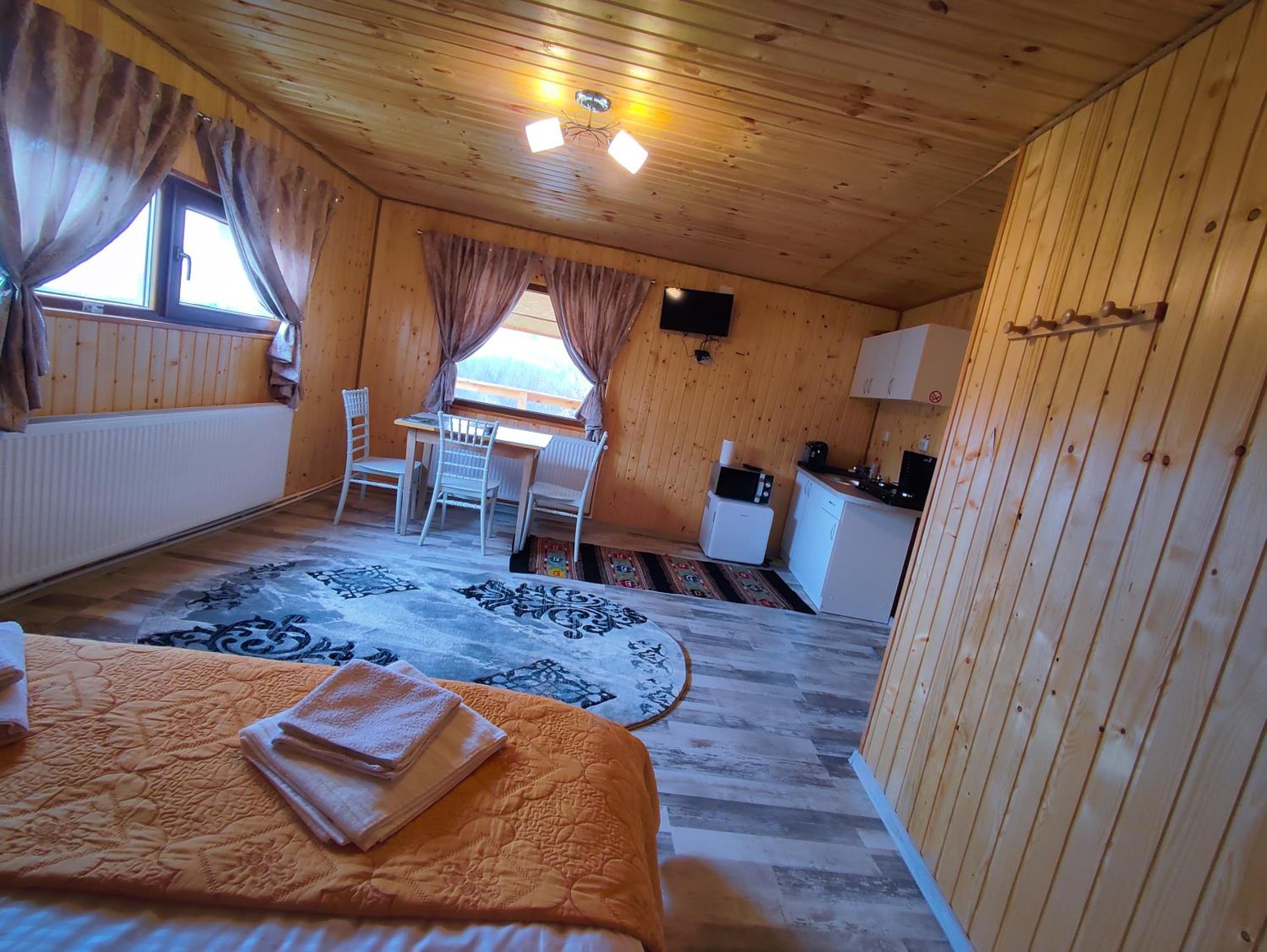 Cabana doi mesteceni