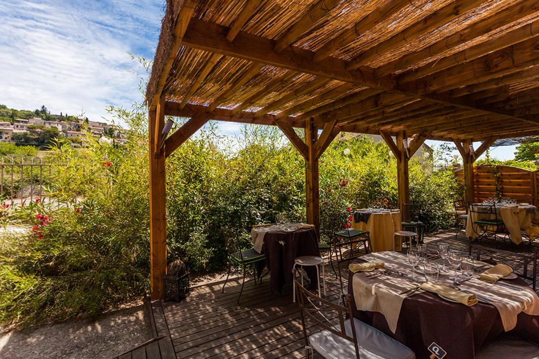 outdoor BBQ area