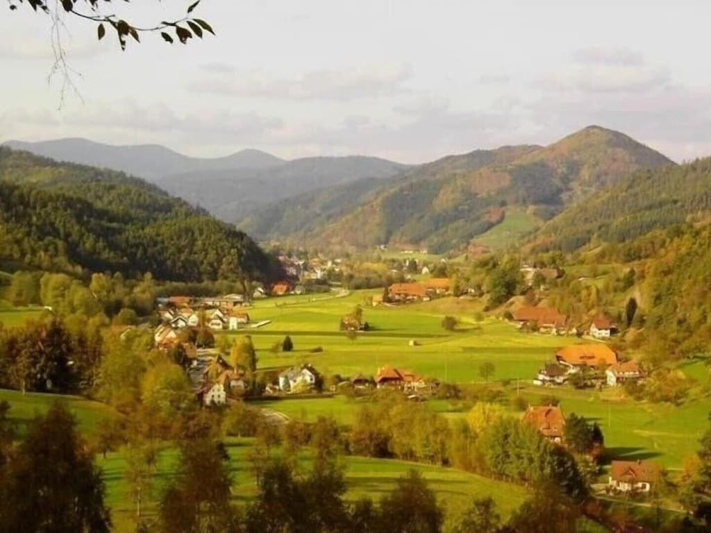 Oberbauernhof - Wohnung Am Garten -- Moderne FeWo im schönen Schwarzwaldhaus