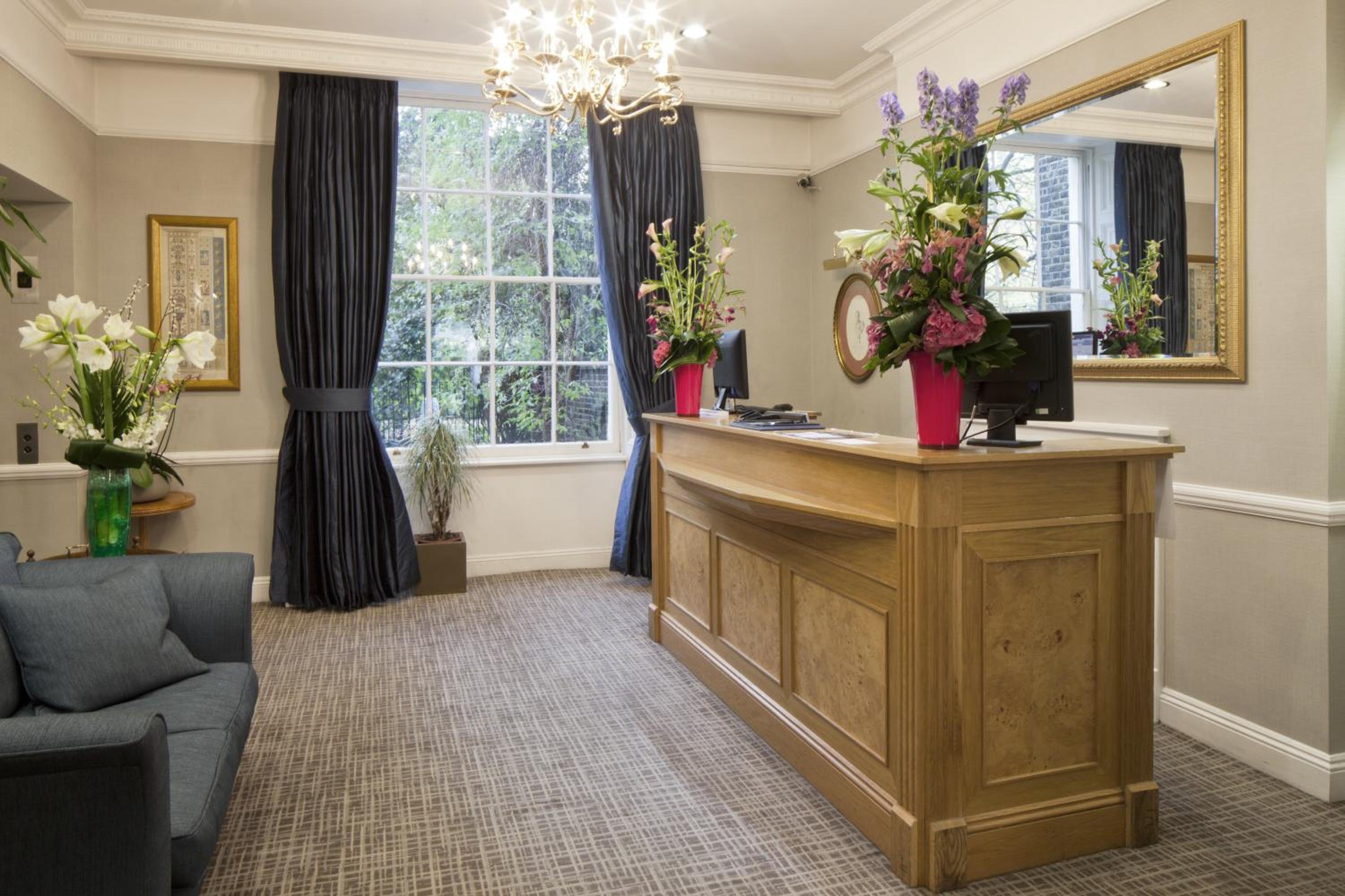 hotel reception