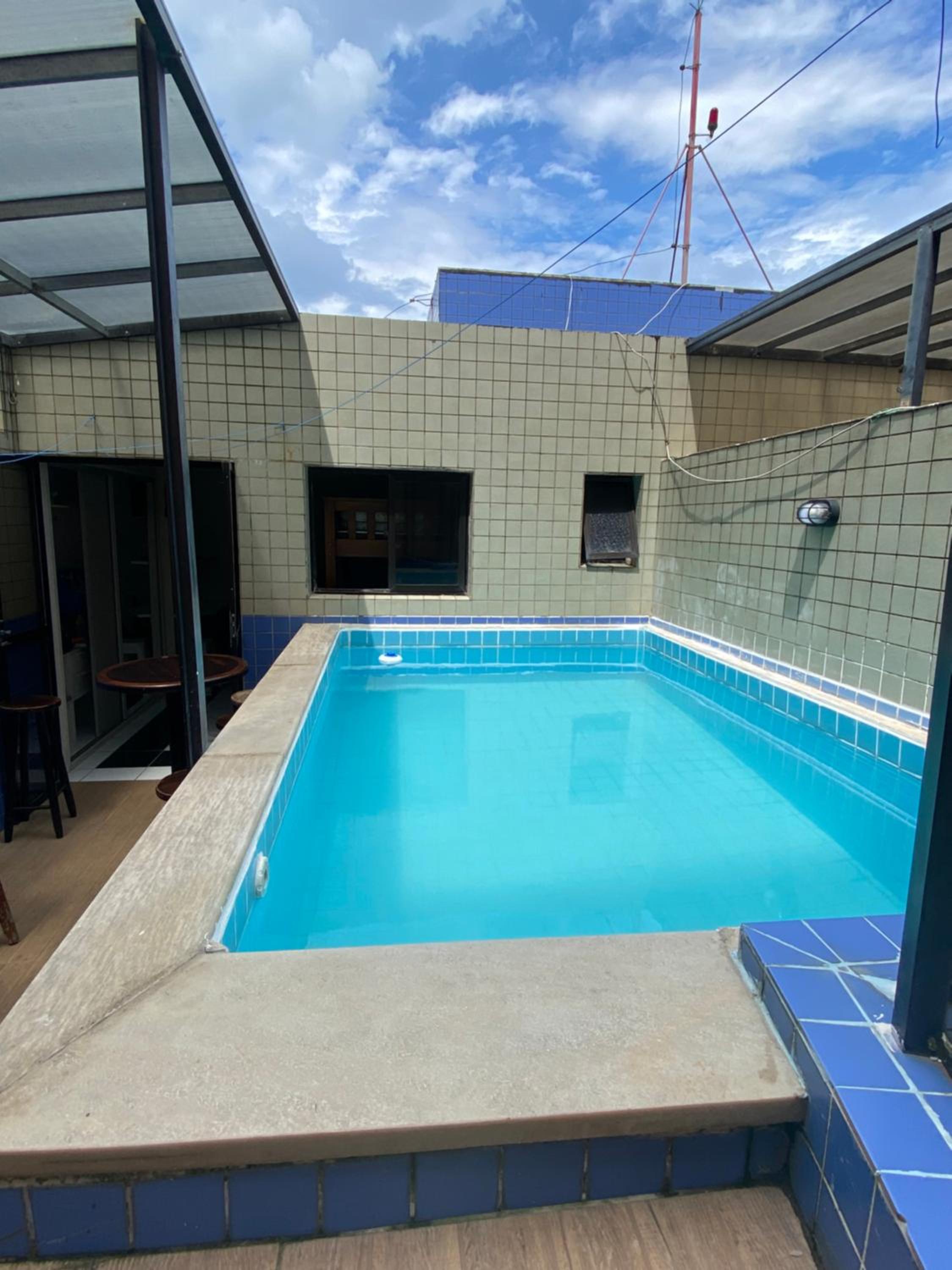 Cobertura Piscina Privativa frente e Vista Mar Centro Mongaguá