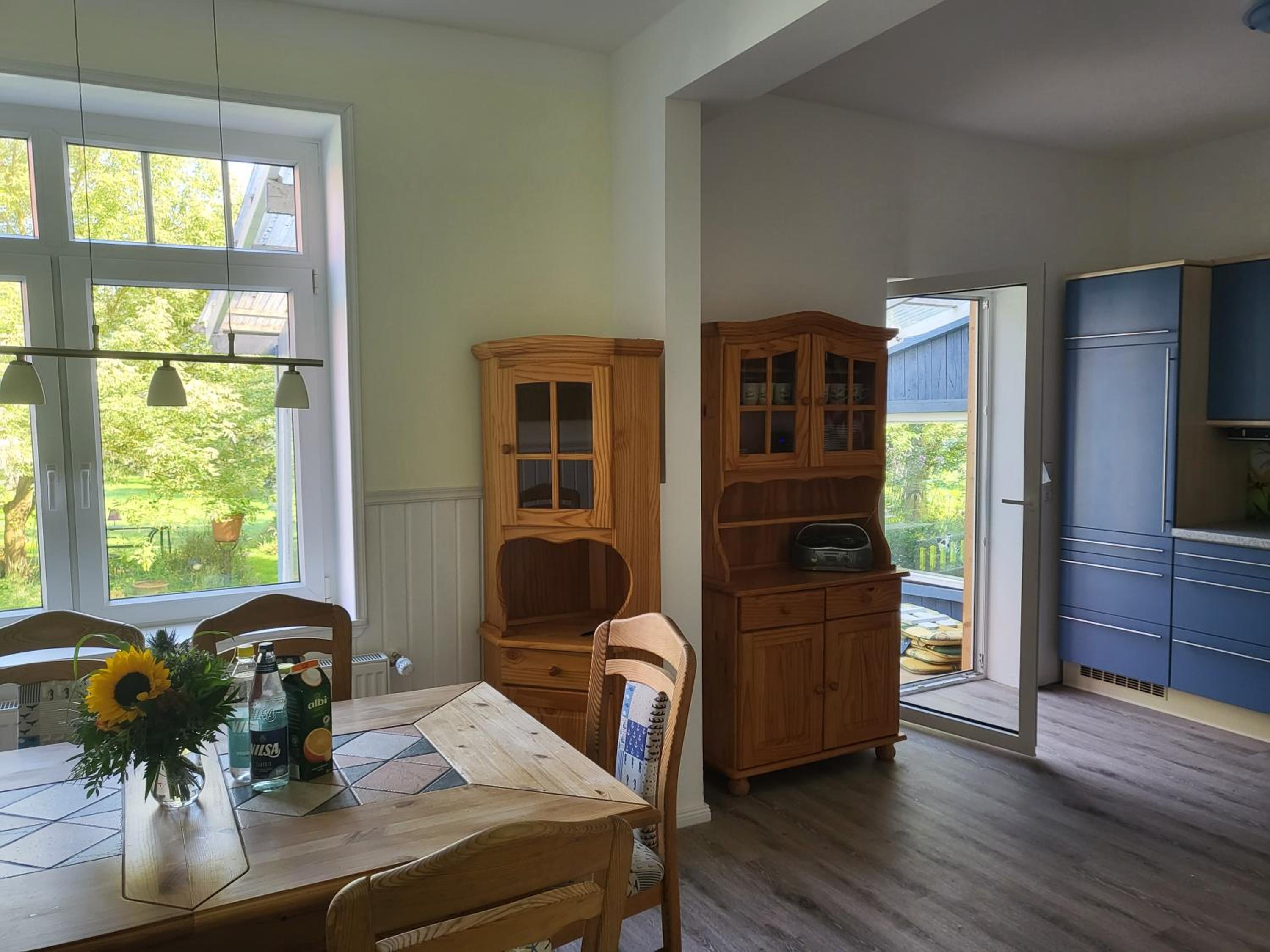 Urlaub im blauen Haus
