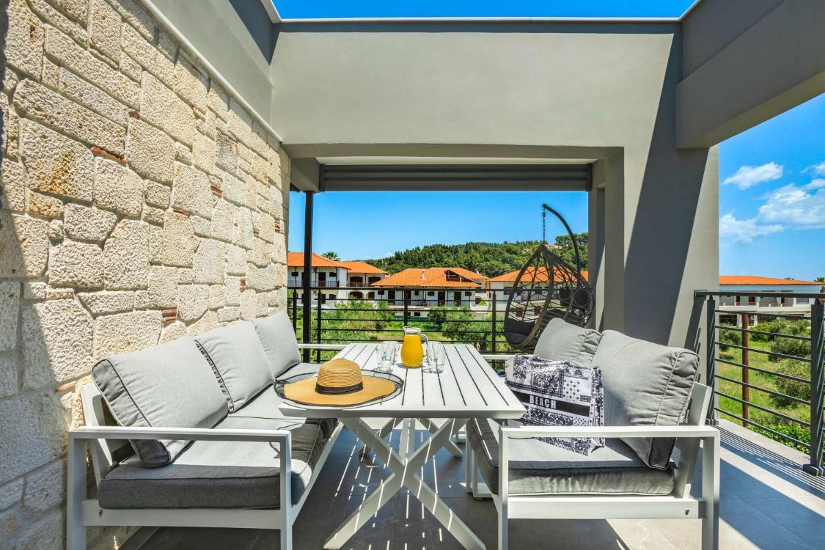 outdoor BBQ area