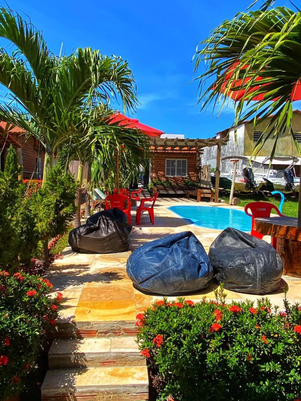 outdoor BBQ area