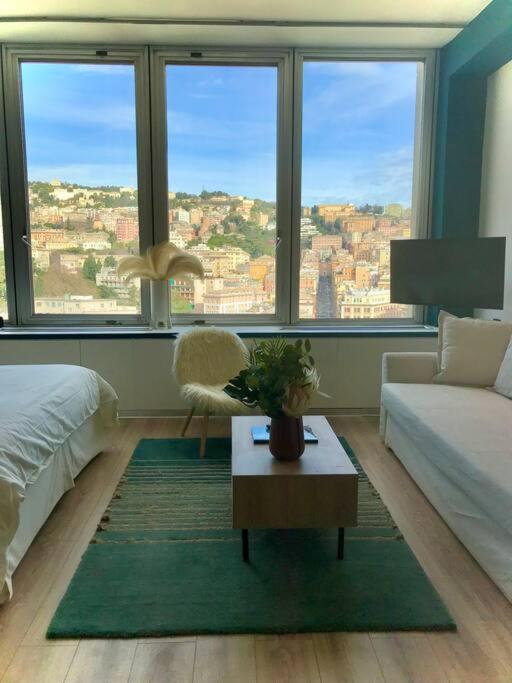 Central studio loft w great view
