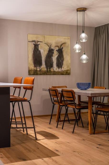 Saas-Fee stylish ski apartment view 2