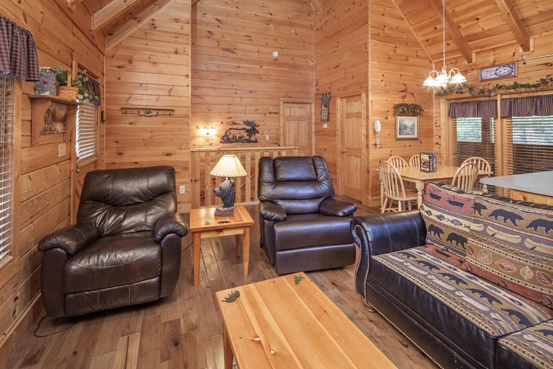 ER308- The Cozy Bear- Great location- Close to town cabin view 3