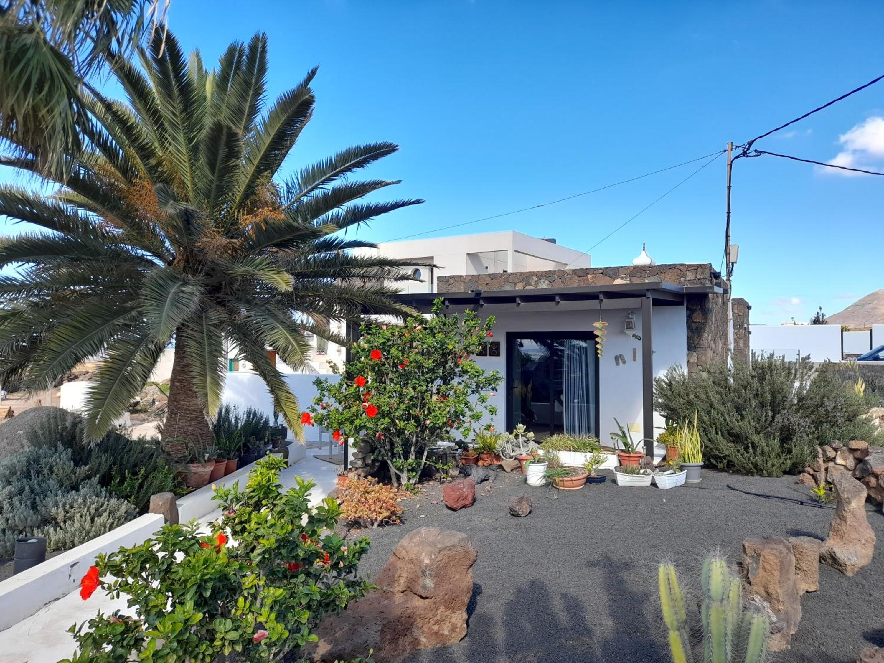 Apartamento con terraza y jardín