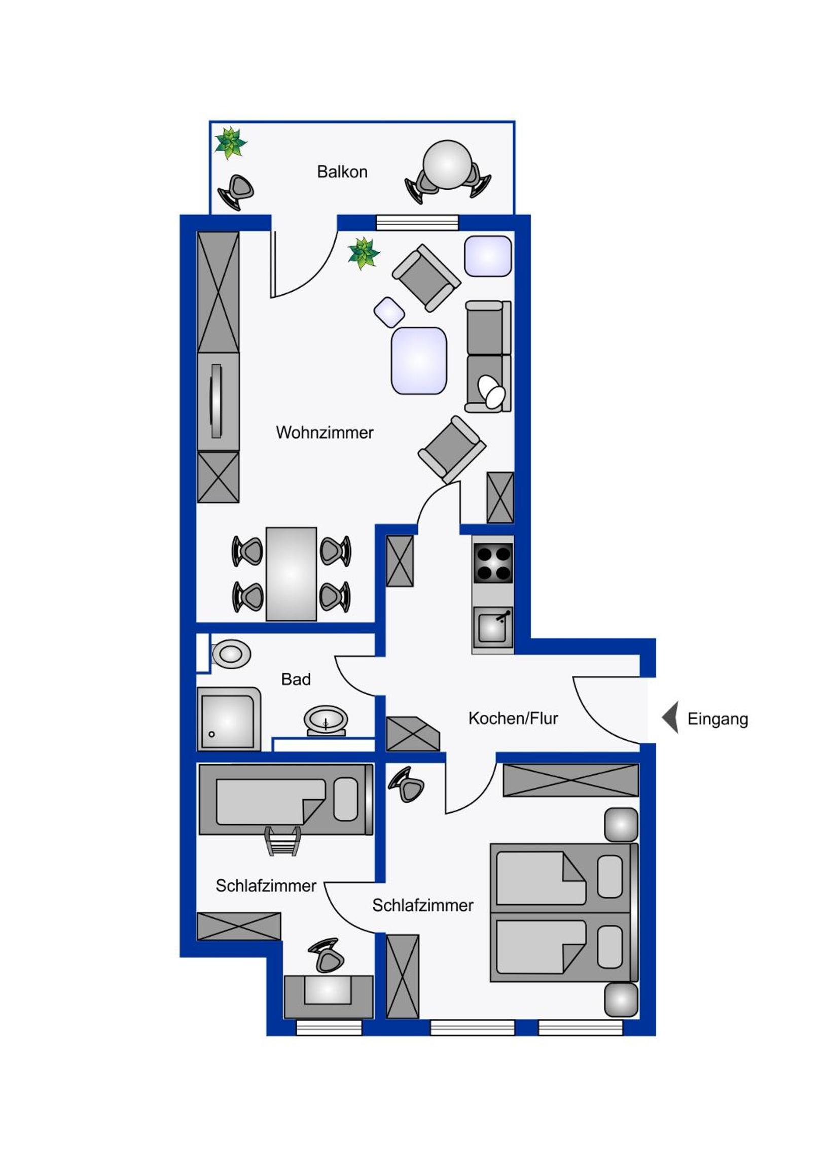 Nordland Appartements - Wohnung Amrum