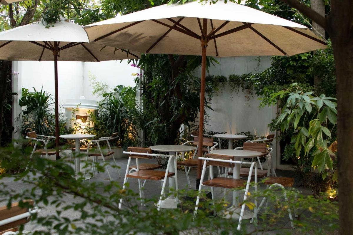 outdoor BBQ area