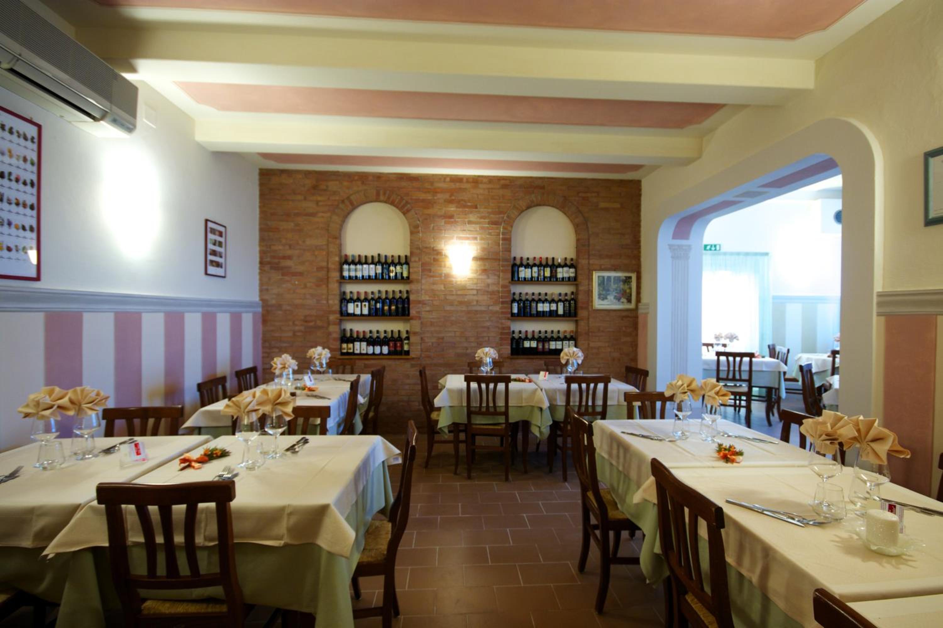 Affittacamere Dal Falco en Pienza — dining