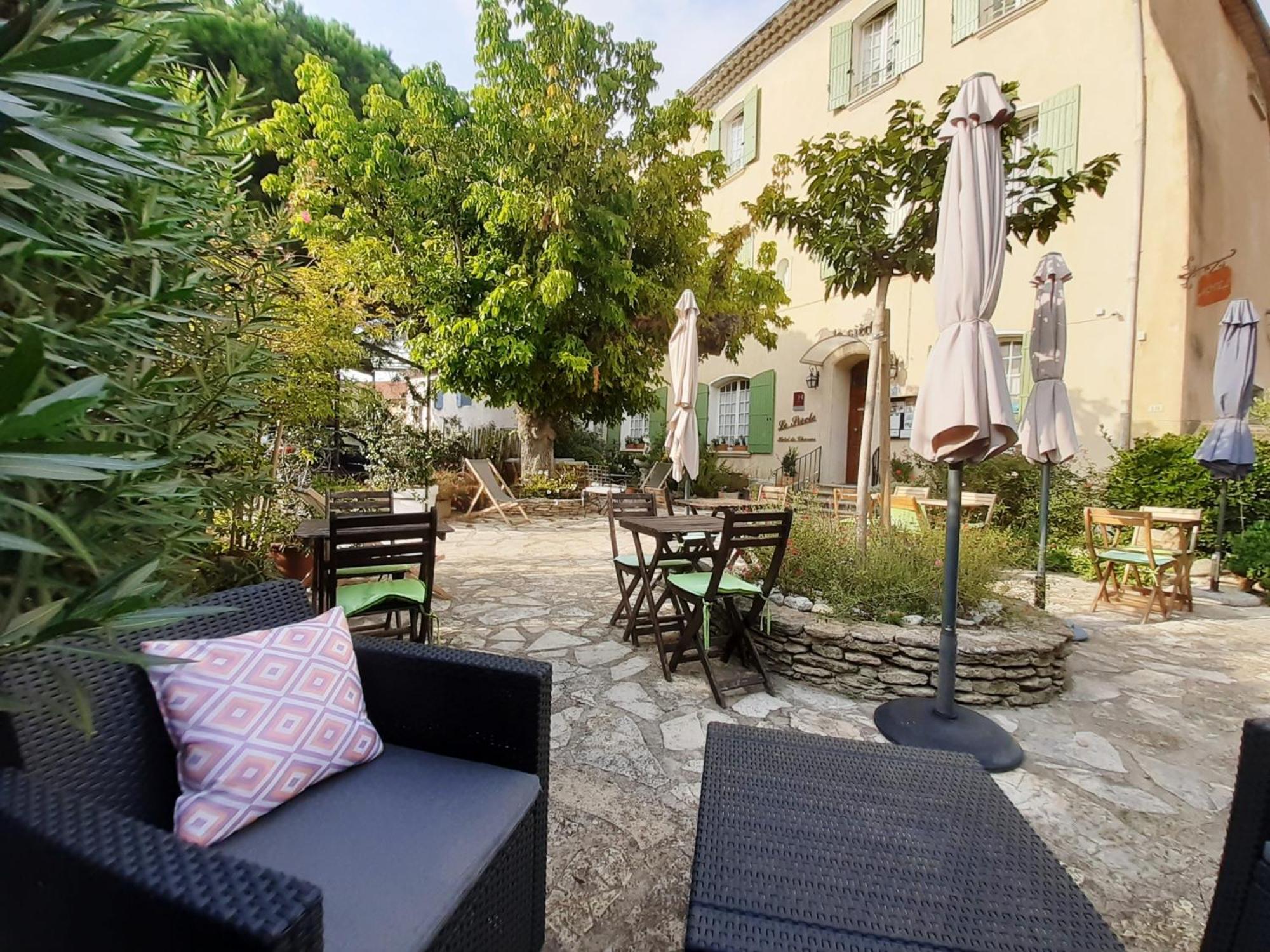 outdoor BBQ area