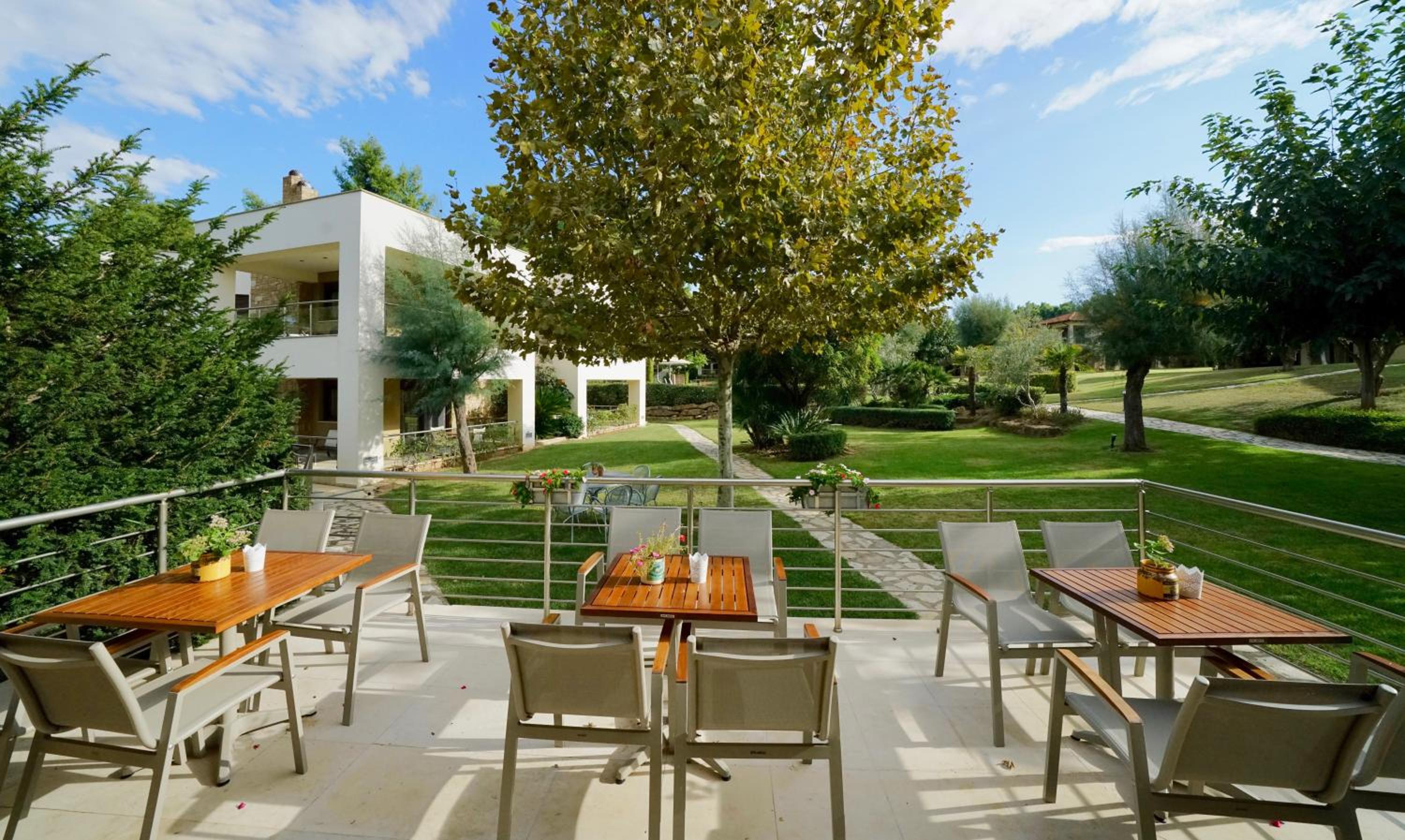 outdoor BBQ area