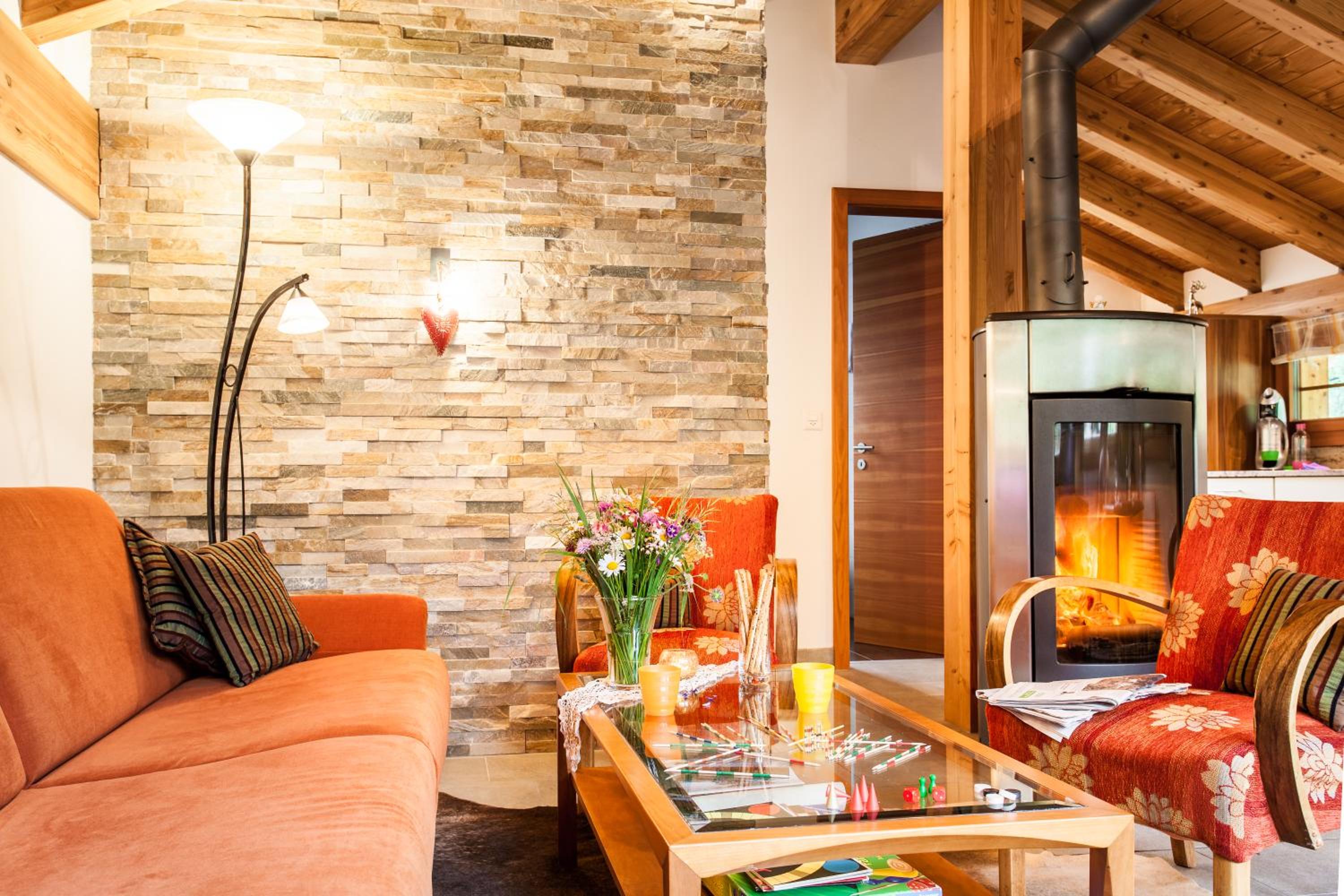 Chalet Hinter dem Rot Stei, private wellness, in ski and hiking area of Zermatt view 2