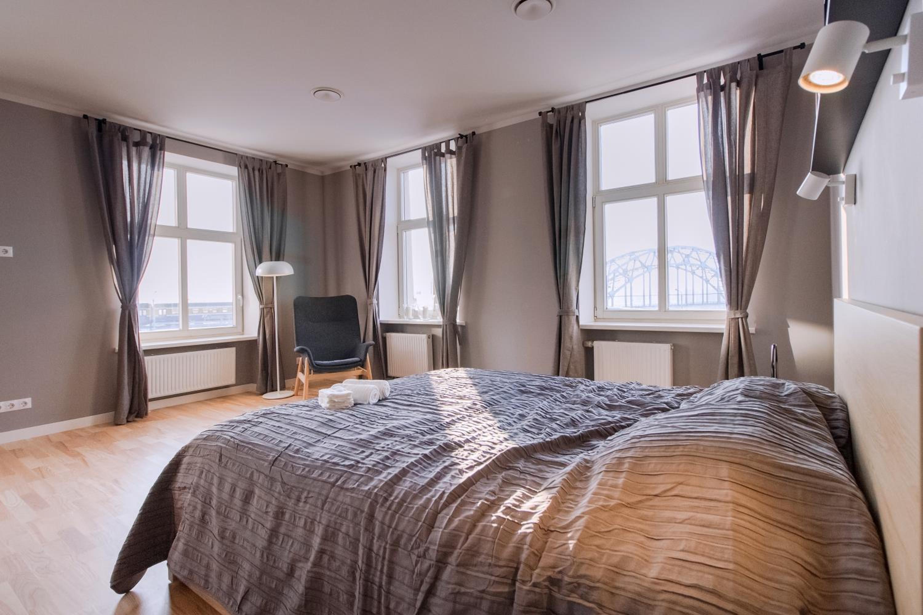 Modern apartment in Old Riga with a river view