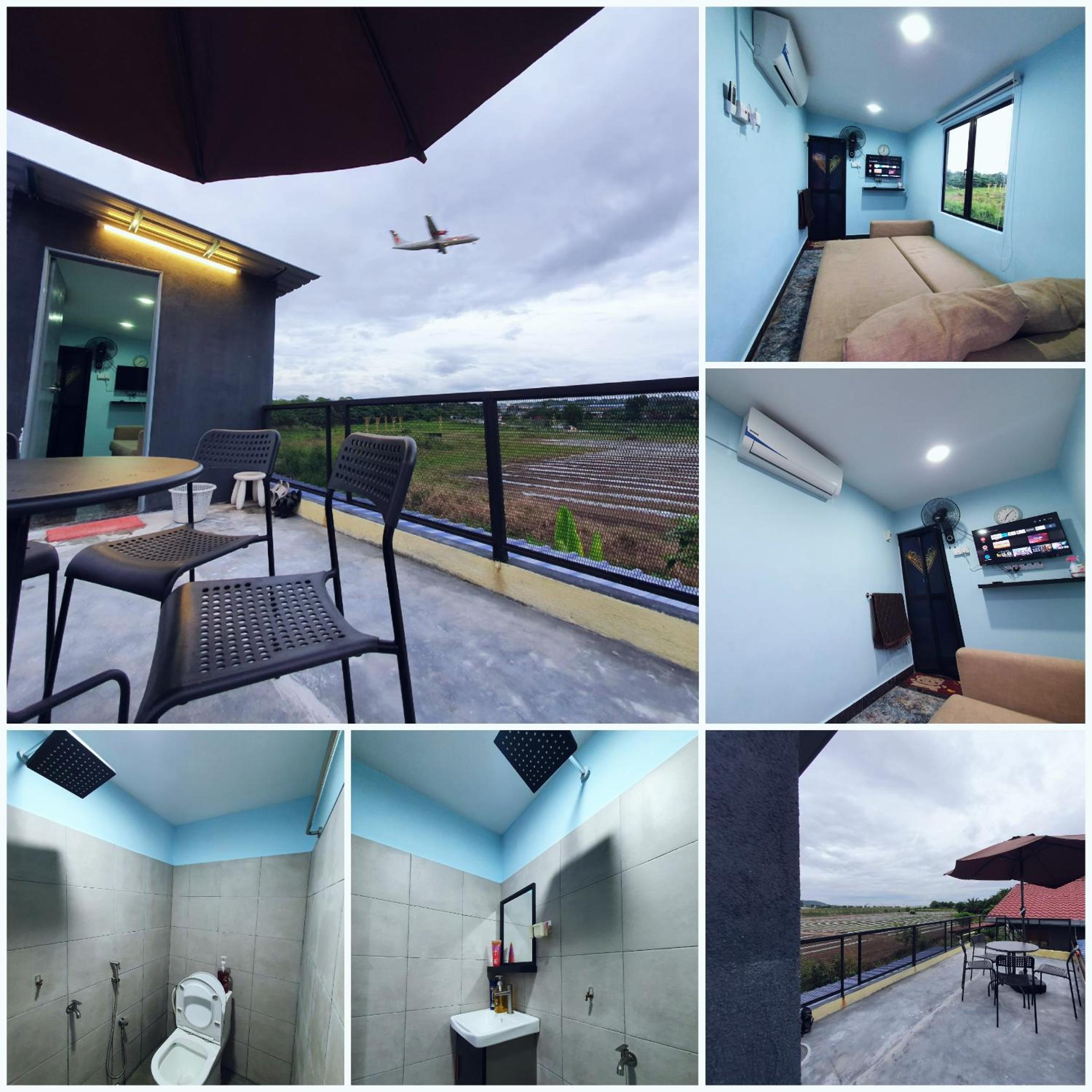 Cabin stay with Sunrise and plane spotting view photo 1