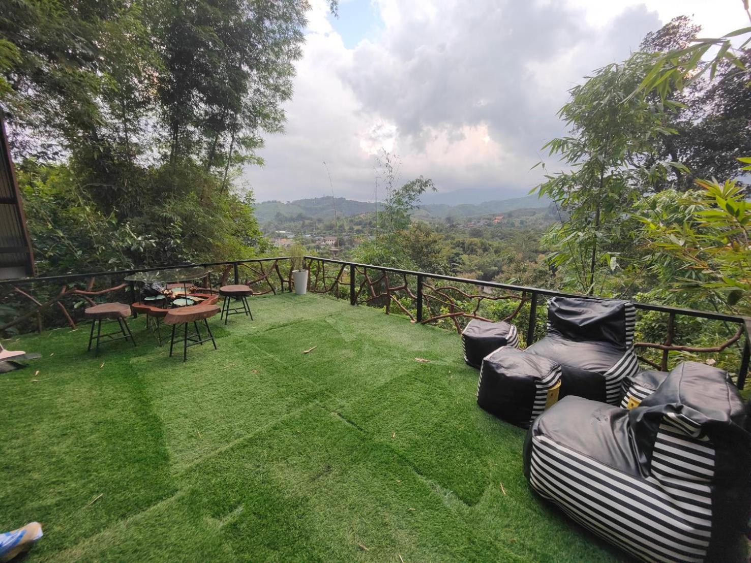 outdoor BBQ area