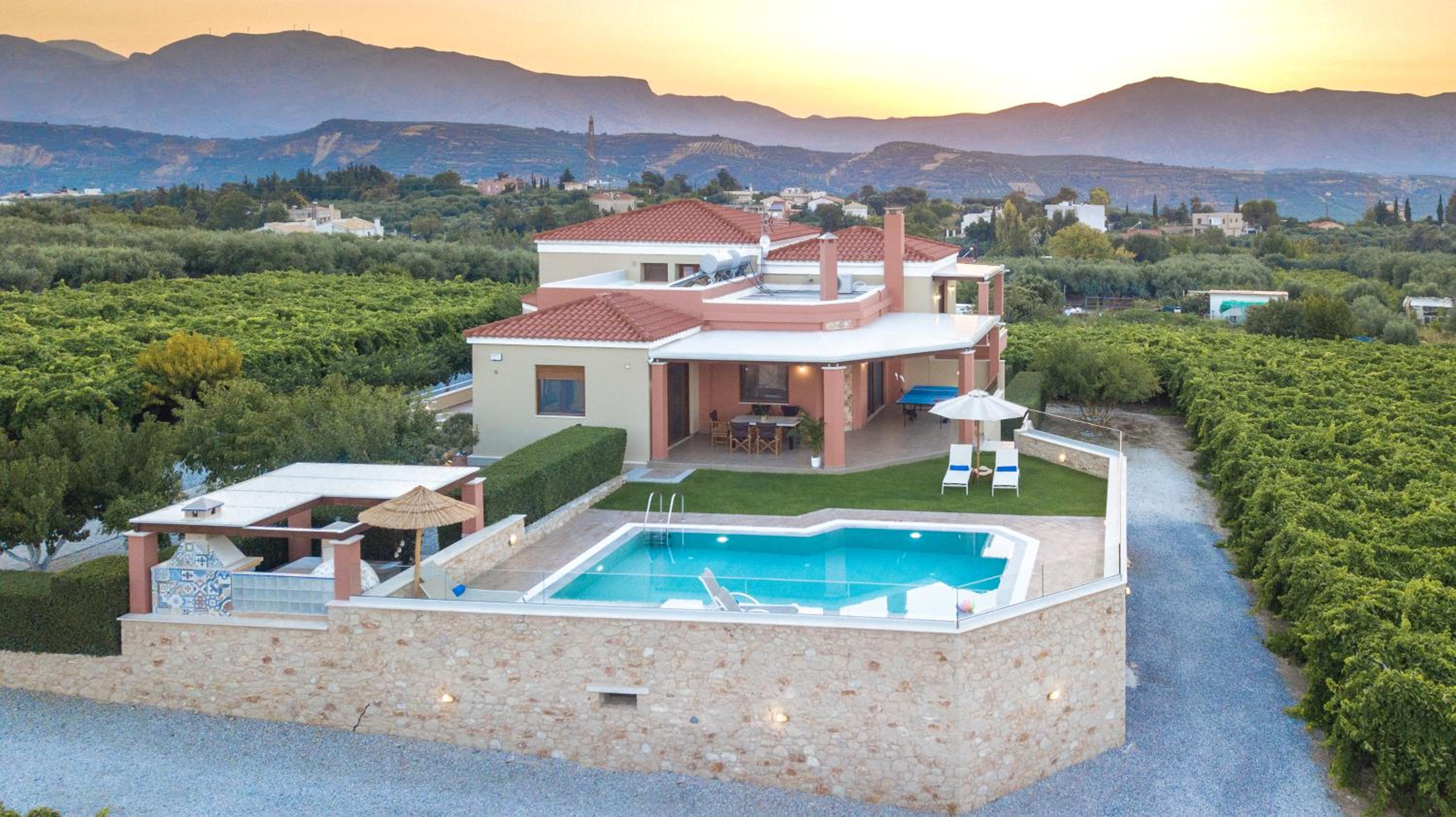 Cretan Vineyard Hill Villa 2 view 2