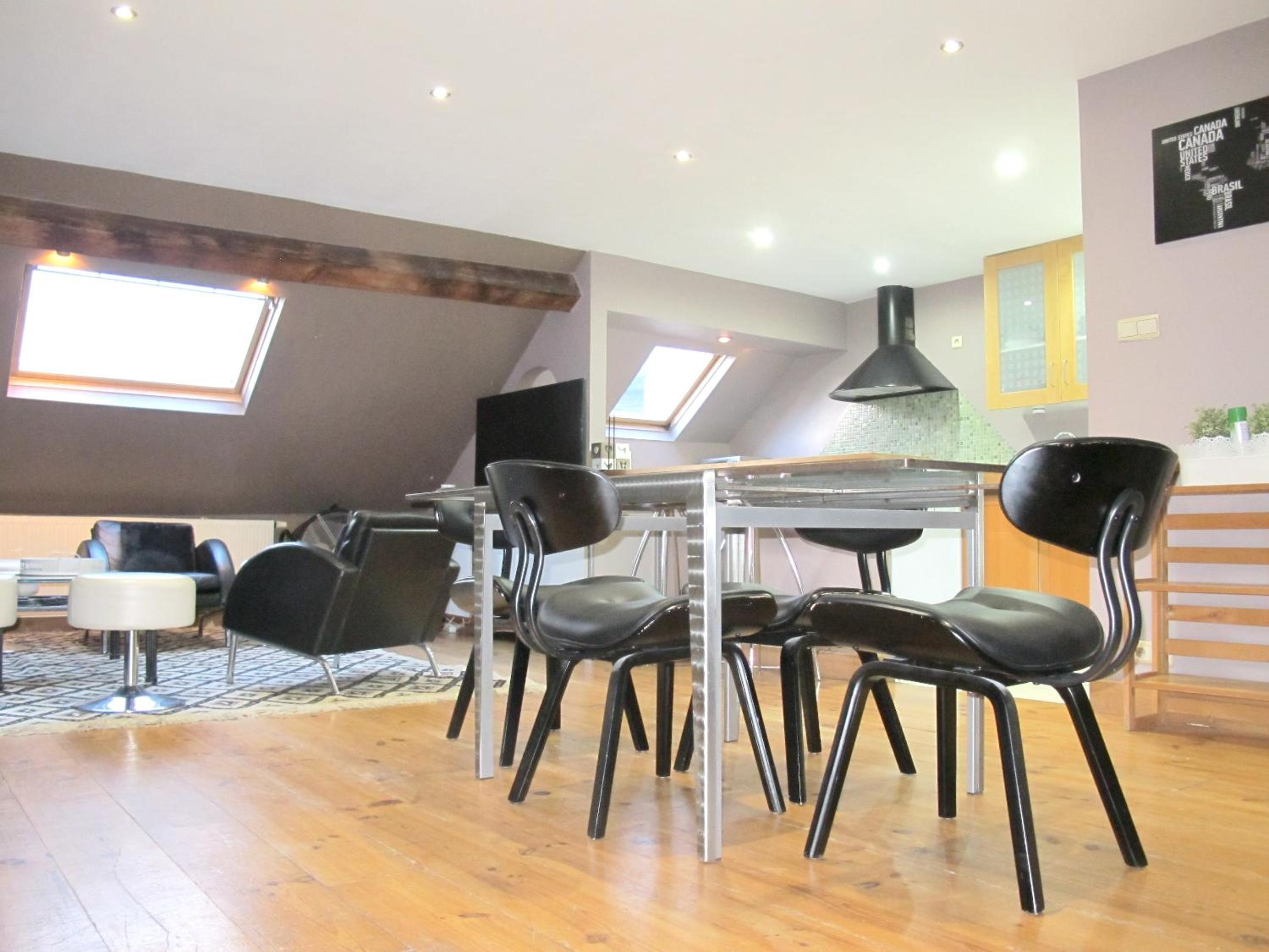 Spacious apartment in Brussels 100 m² with shared terrace