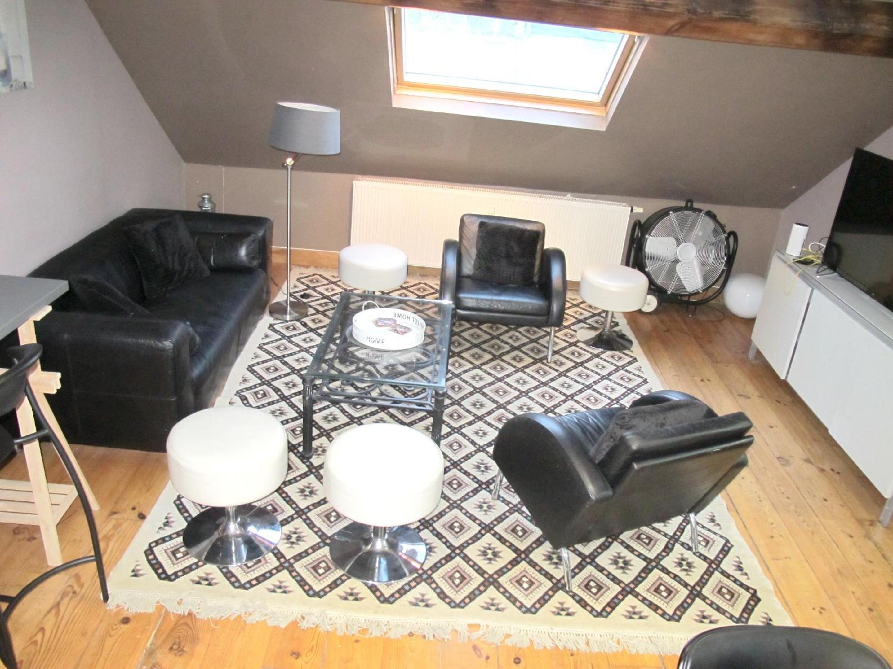 Spacious apartment in Brussels 100 m² with shared terrace