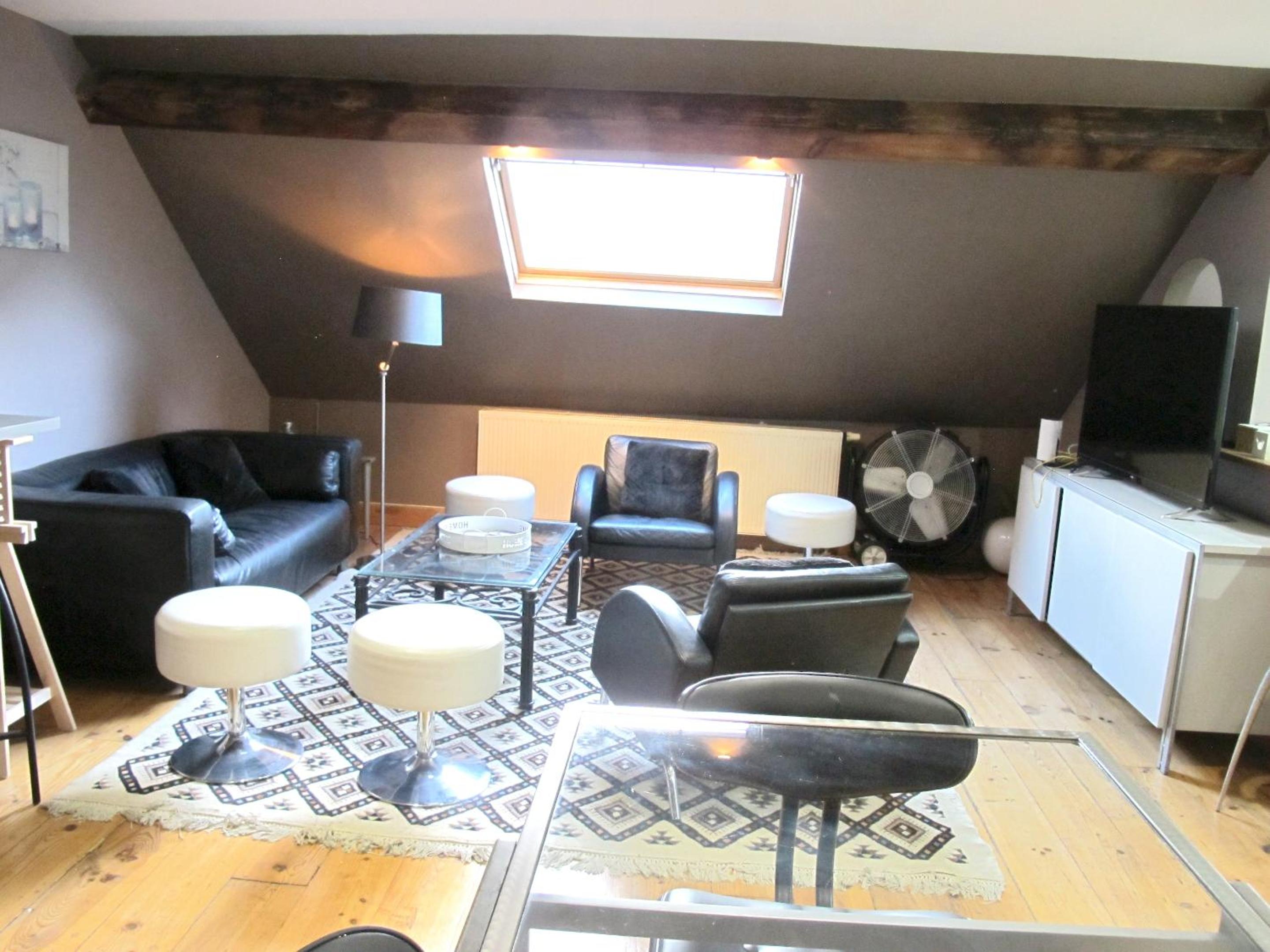 Spacious apartment in Brussels 100 m² with shared terrace