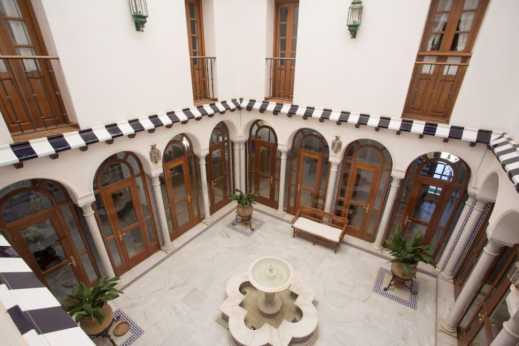 Andalusian villa on the sea and the bay of Malaga