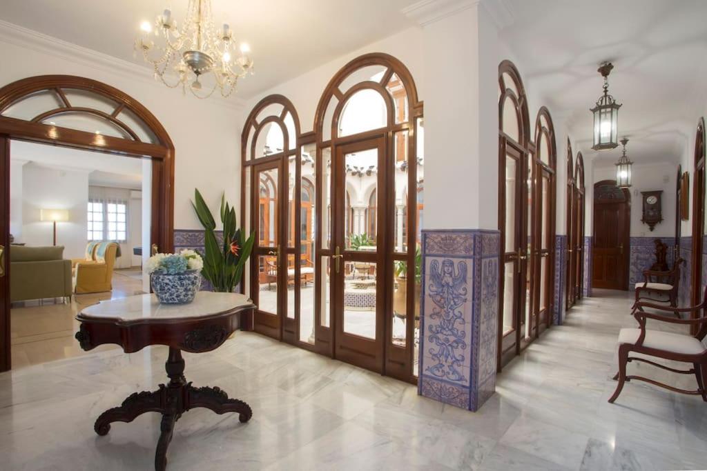 Andalusian villa on the sea and the bay of Malaga