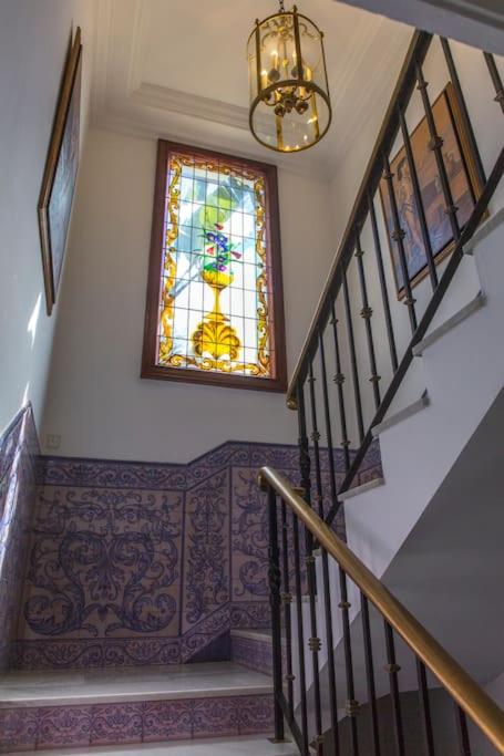 Andalusian villa on the sea and the bay of Malaga