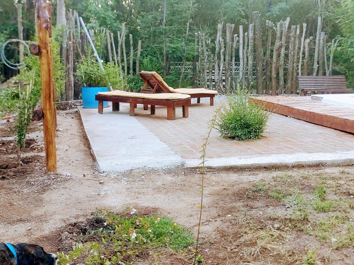 outdoor BBQ area