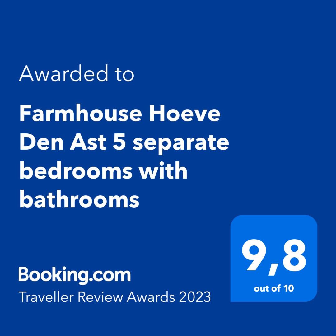 Farmhouse Hoeve Den Ast 5 separate bedrooms with bathrooms