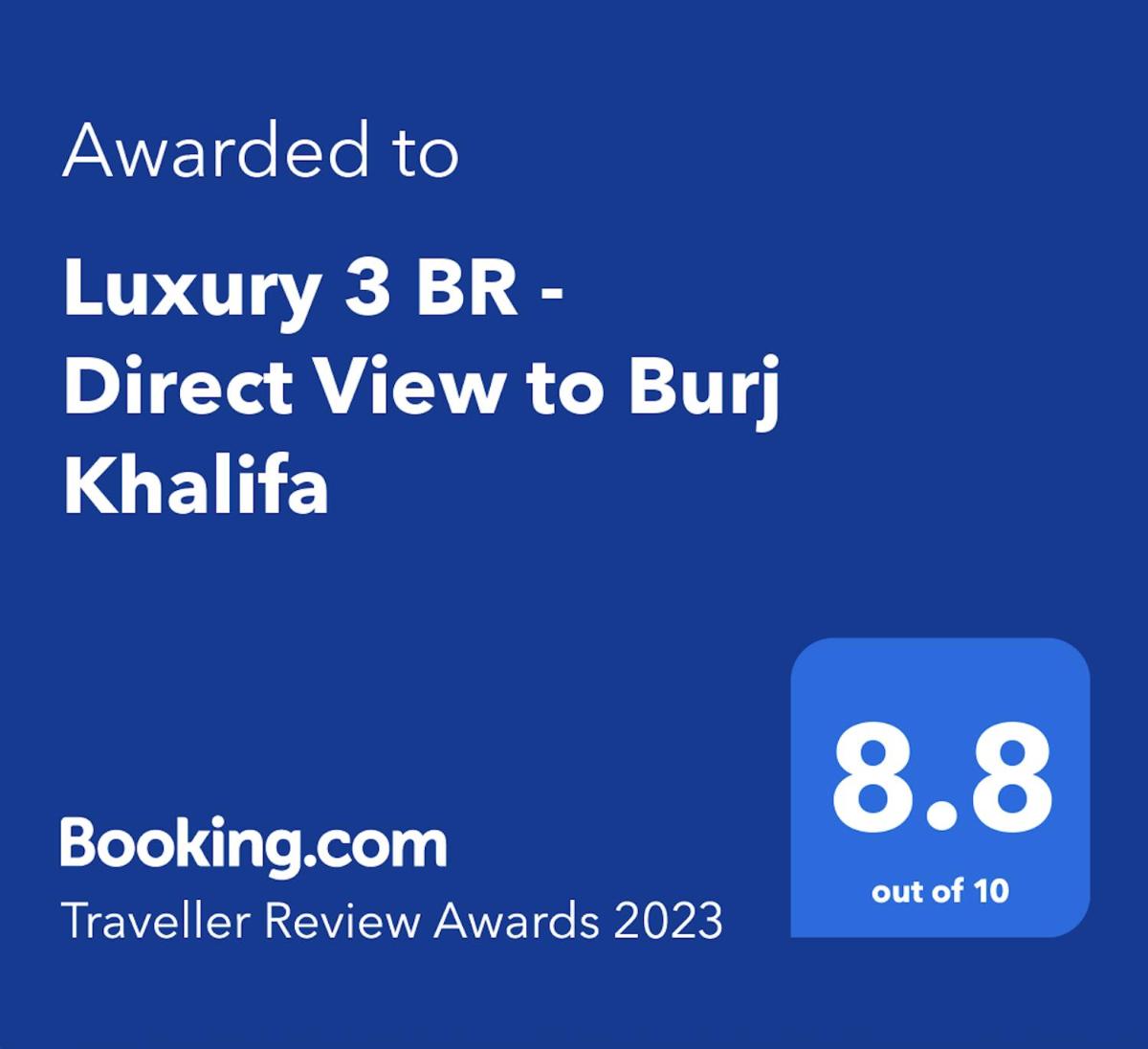 Luxury 3 BR - Direct View to Burj Khalifa