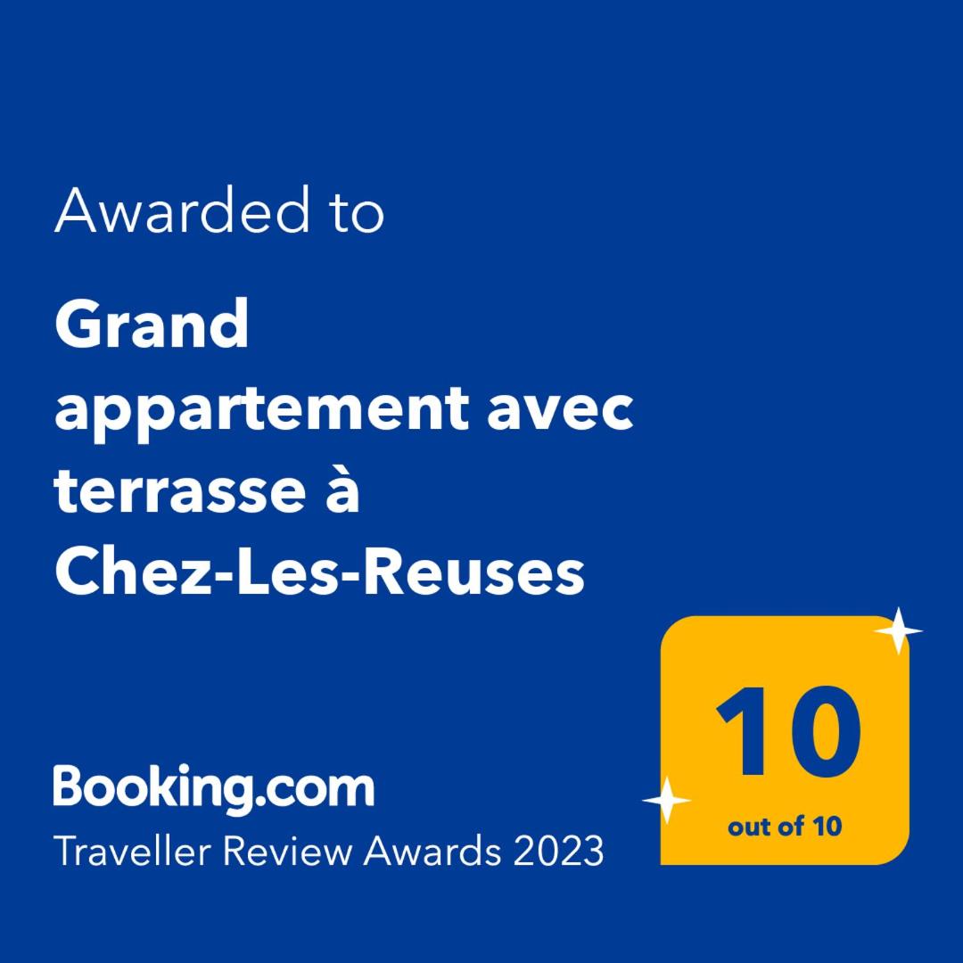 Grand appartement avec terrasse à Chez-Les-Reuses