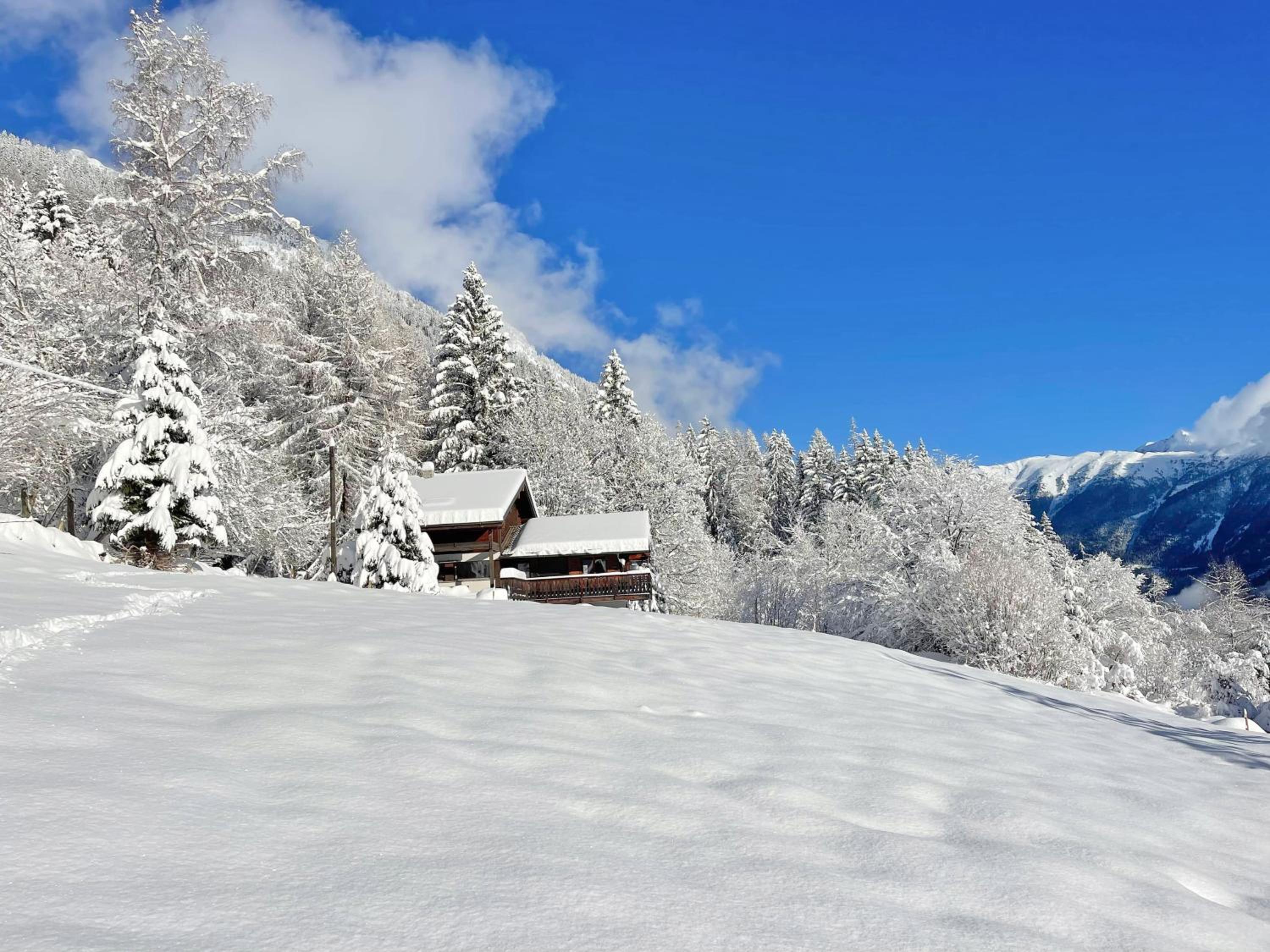 Warm chalet with a nice exterior in Les Marécottes