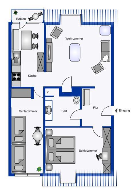 Nordland Appartements - Wohnung Alsen