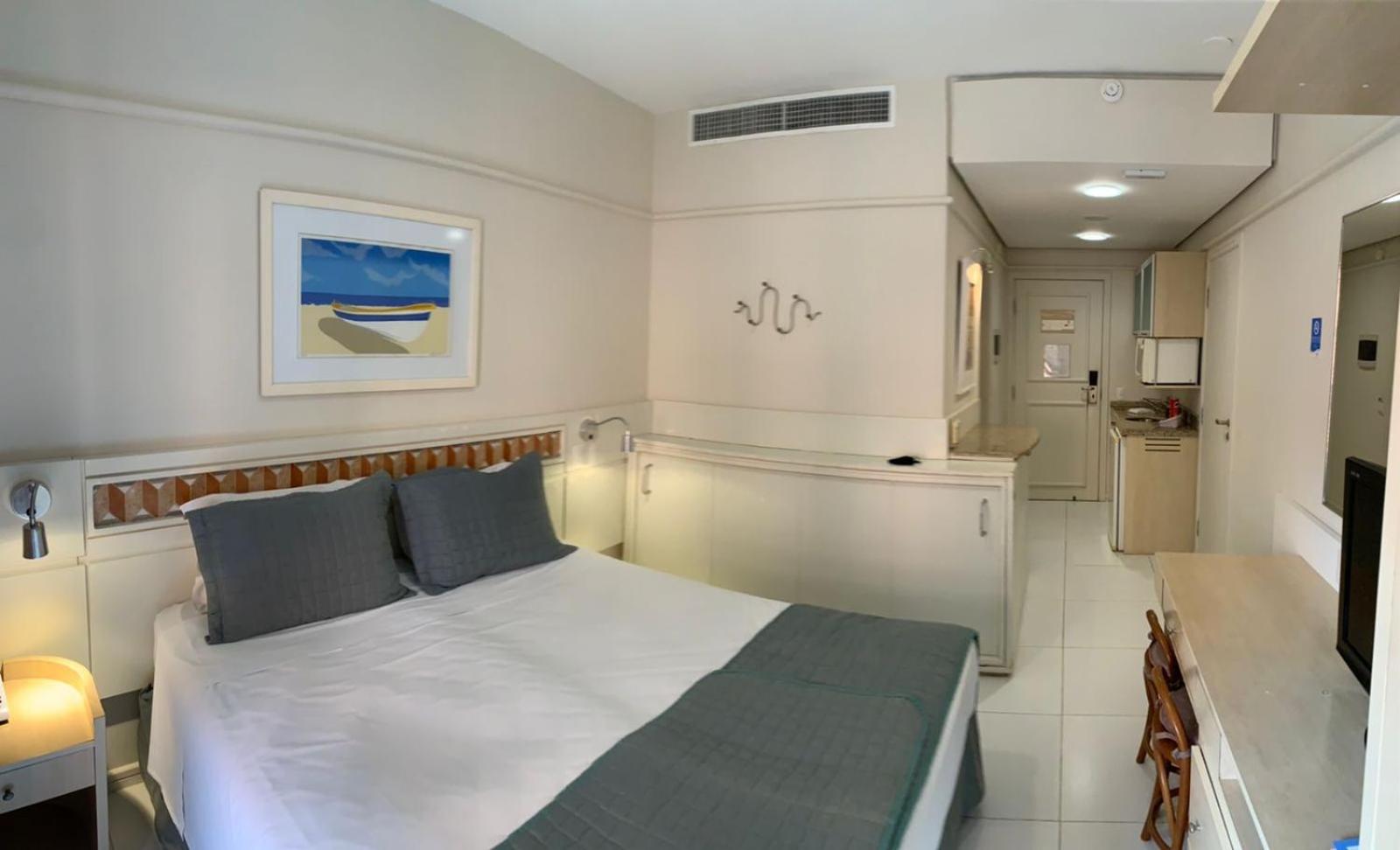 Studio no Jurerê Beach Village - Pé na areia