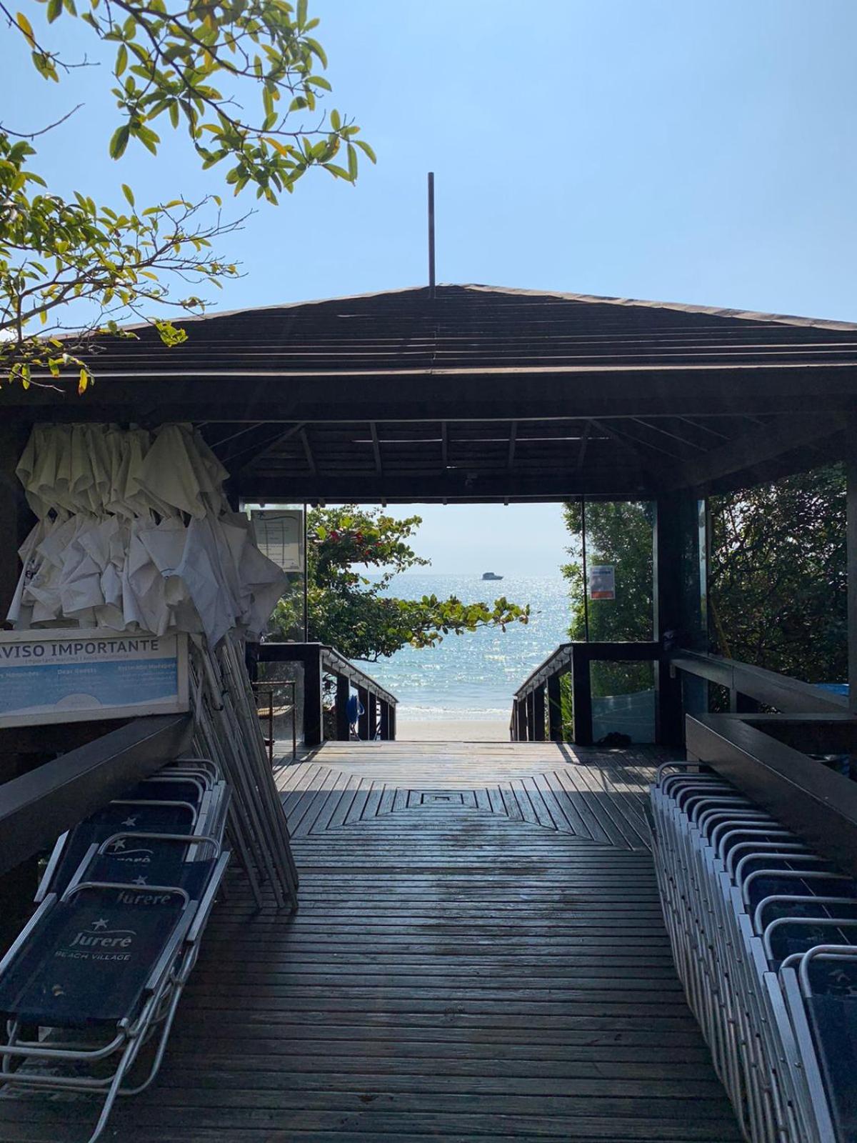 Studio no Jurerê Beach Village - Pé na areia