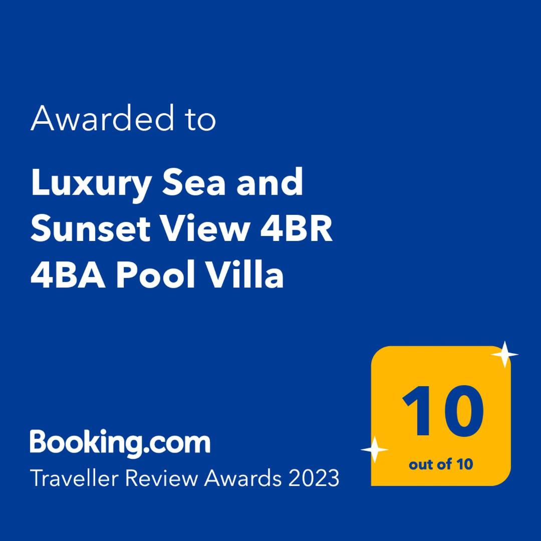 Luxury Sea and Sunset View 4BR 4BA Pool Villa