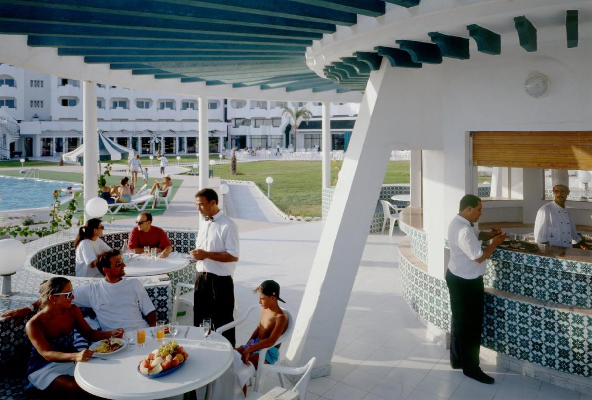 outdoor BBQ area