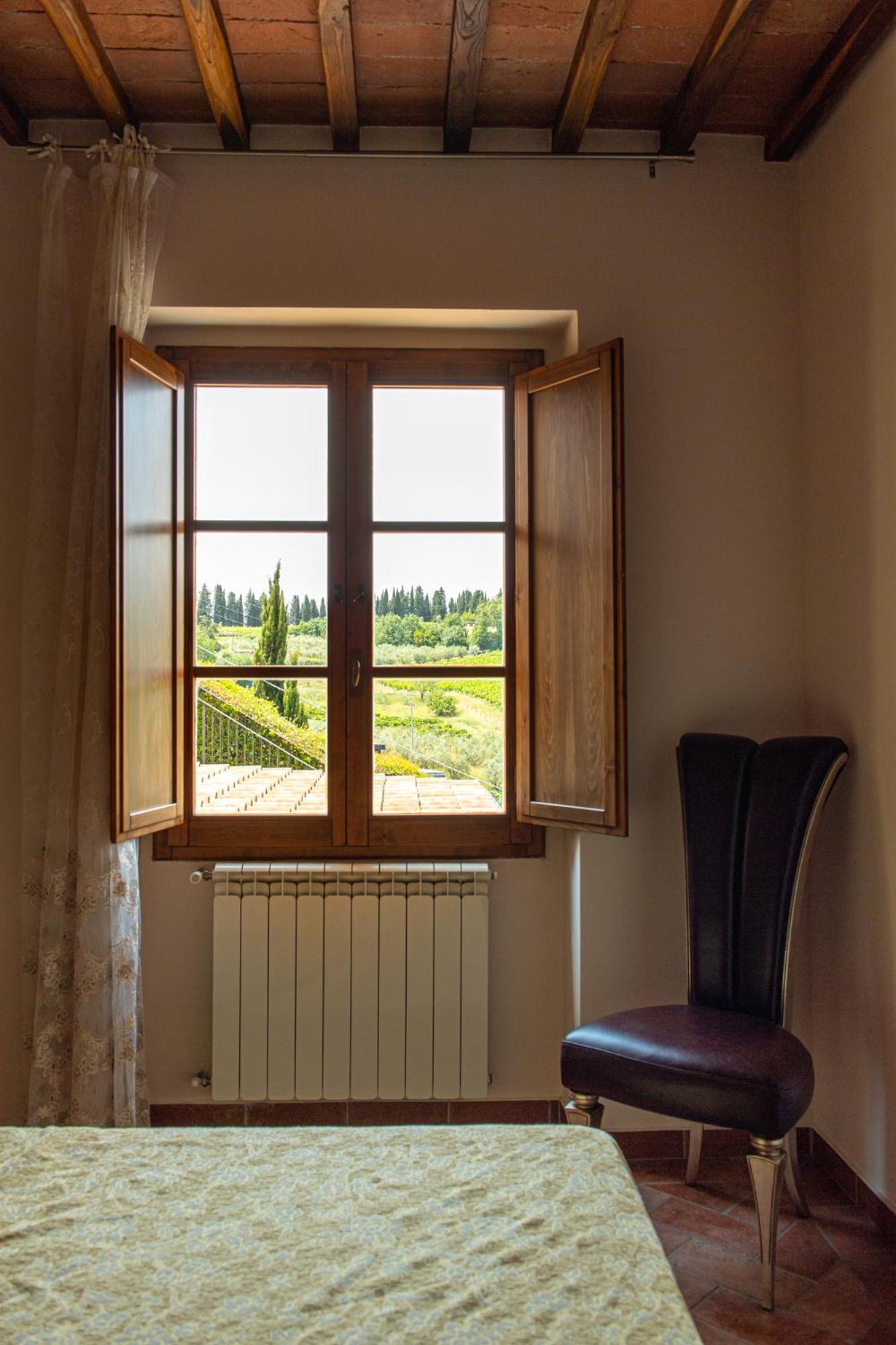 Podere Vergianoni con piscina e vista mozzafiato