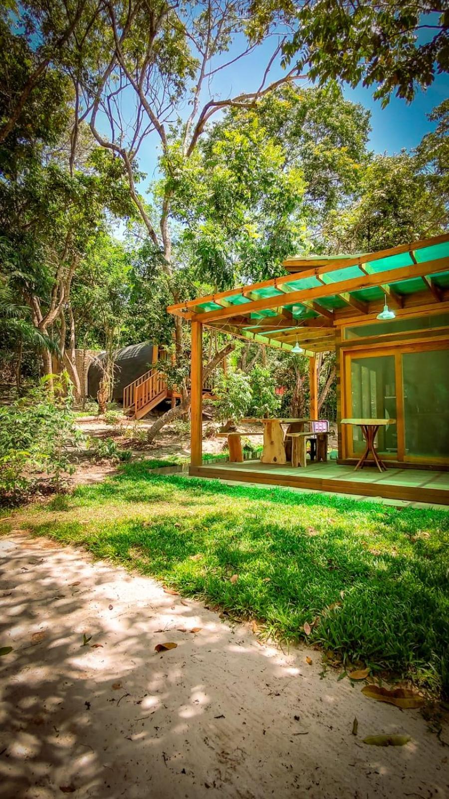 Alquimia Zen IGLUs de eucalipto na Reserva Aruá