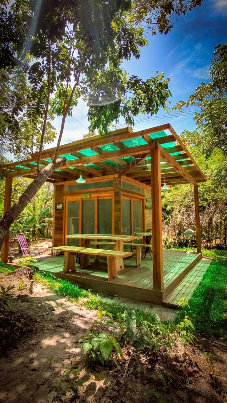 Alquimia Zen IGLUs de eucalipto na Reserva Aruá