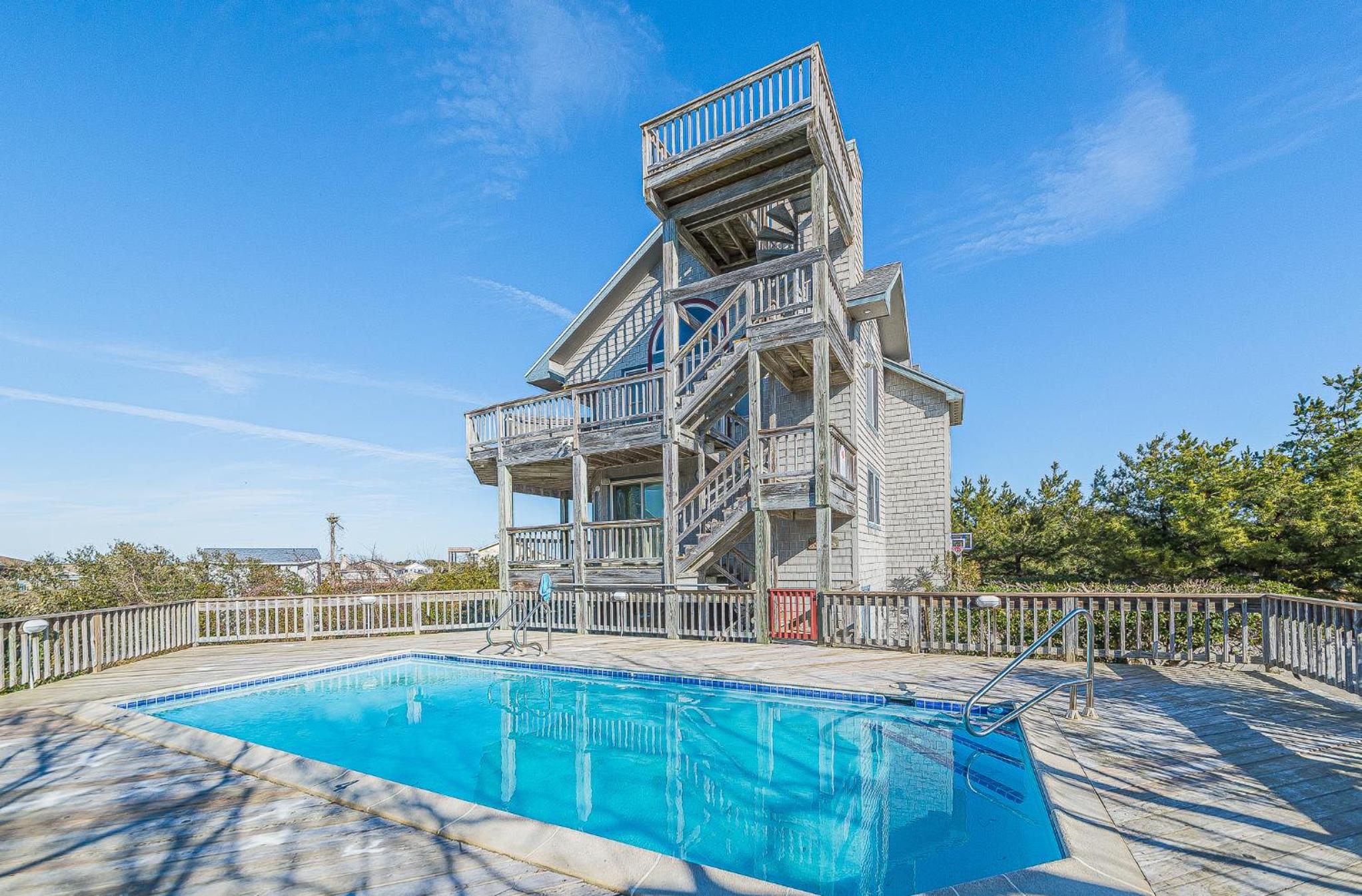 Banana Republic - Duck, Carolina Dunes, 200 Yds to Beach, Pool, Hot Tub, Ocean View