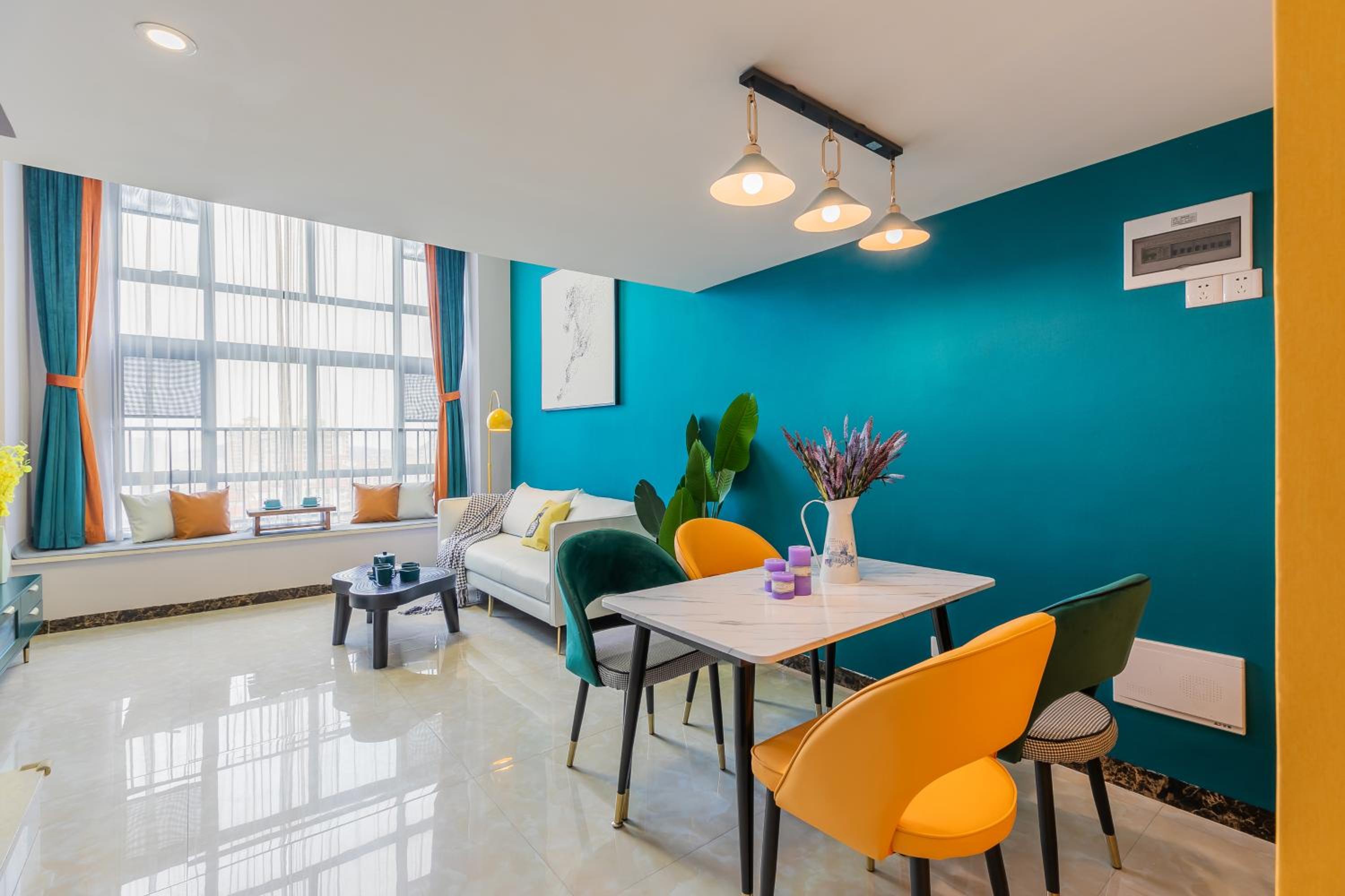 Lavendar Duplex Apartment