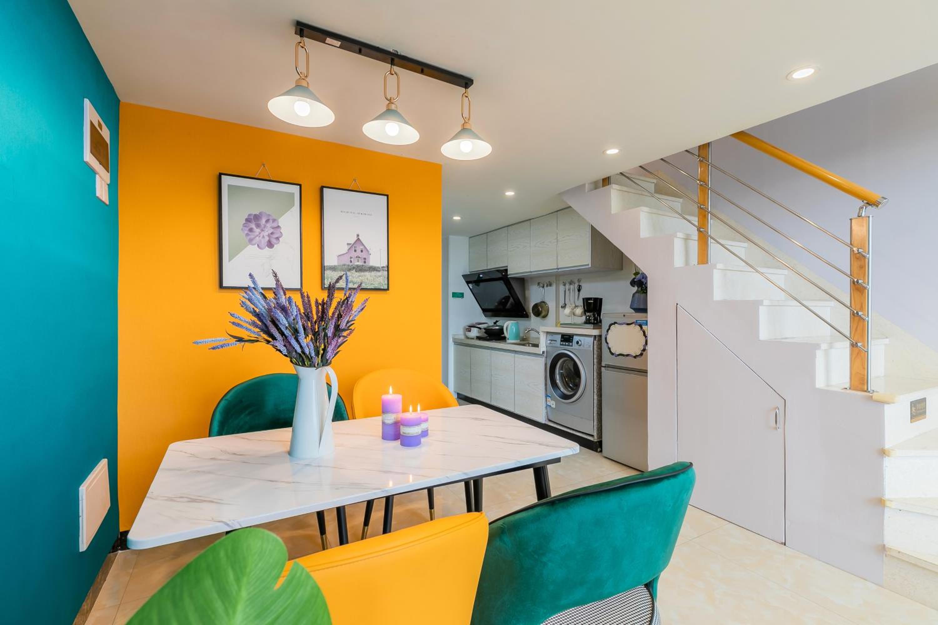 Lavendar Duplex Apartment