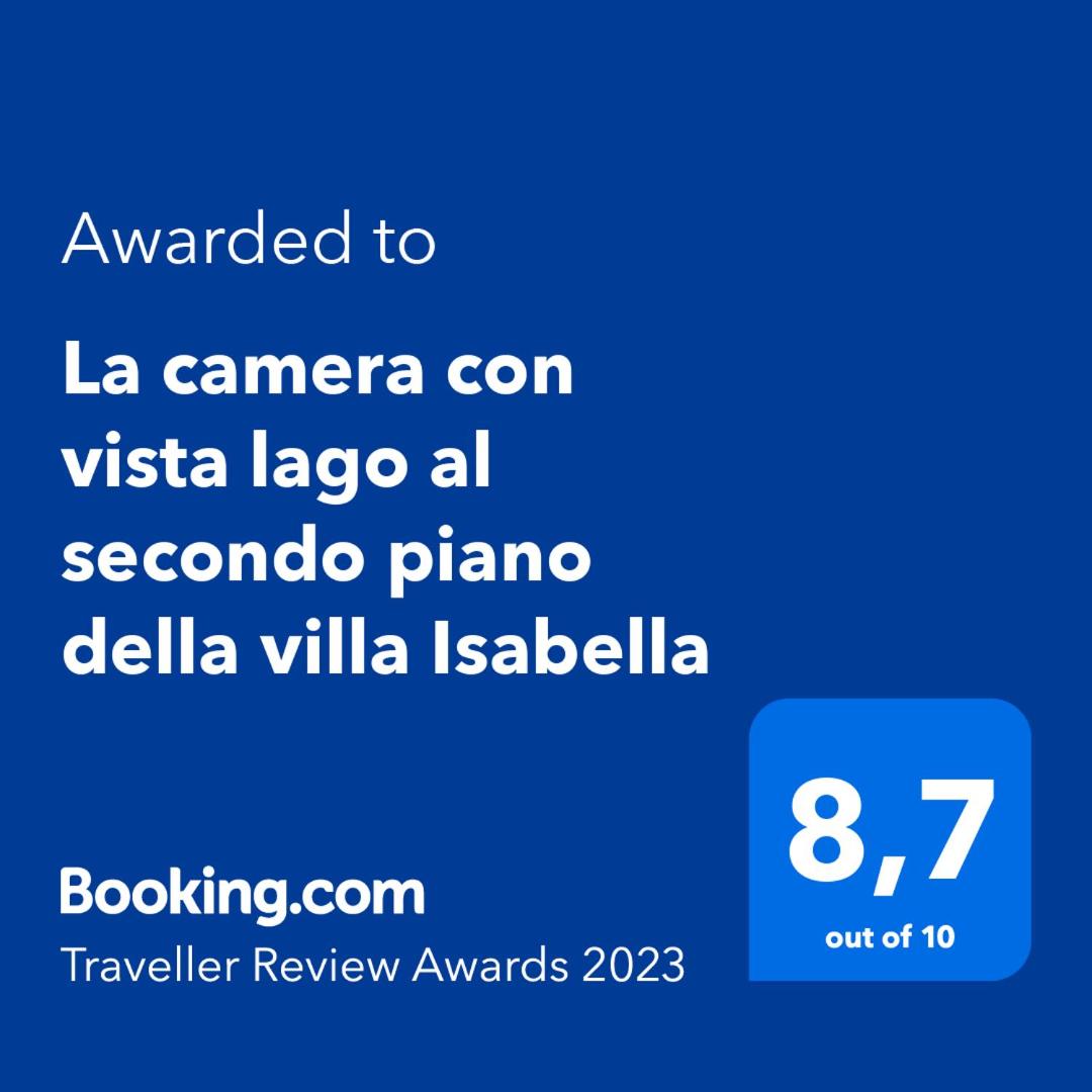 The Camelia, our Room with Lake View, Private Bathroom and Dedicated Parking at the Villa Isabella Stresa view 2