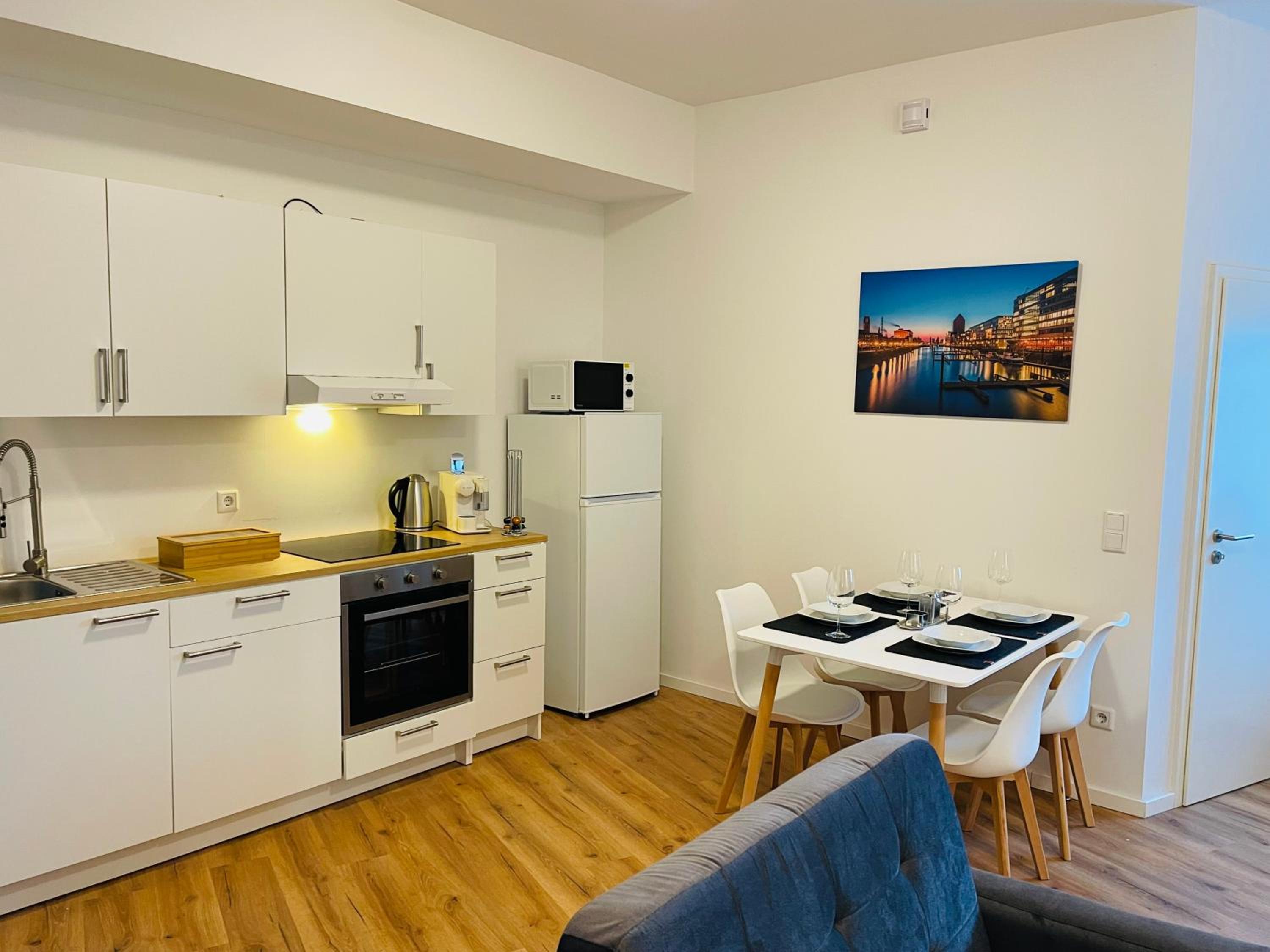 schönes Apartment - Netflix-Nespresso
