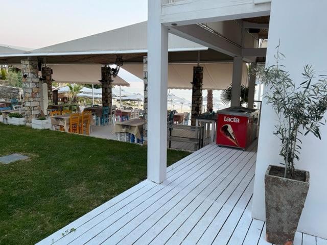 outdoor BBQ area