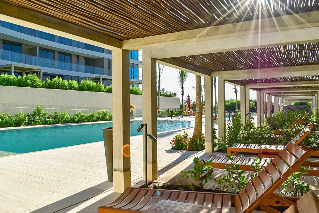 Apartamento vista al Mar lateral Panoramic View,Spectacular building,Pools, Beach Morros zoe ultimo piso